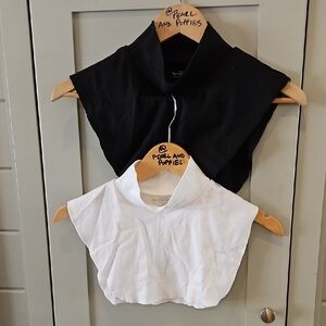 #130 Northern Reflections Black and Whte Neck Warmers